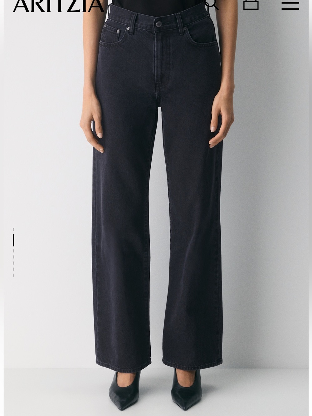 Farrah High Rise Wide Leg Jeans